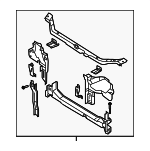 64100FD100 - Body: Radiator Support for Kia: Rio Image