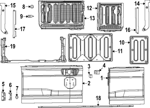 Tail Gate for 2025 Ram 1500 #2