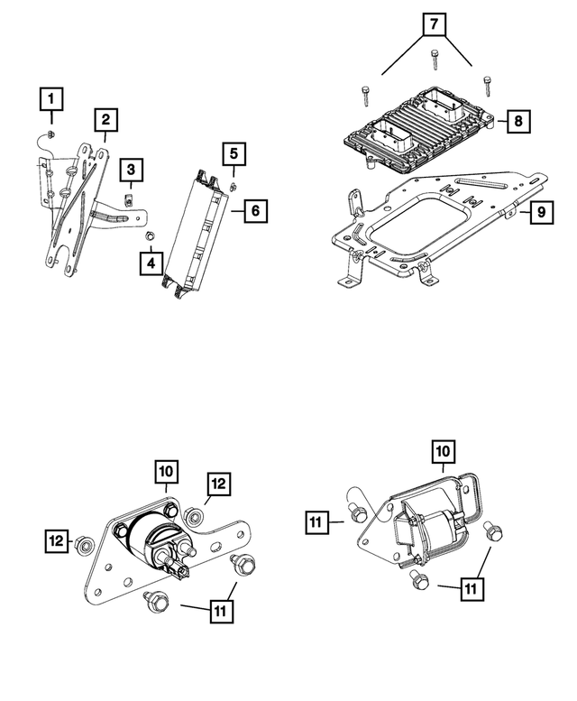 6505190AA - Electrical: Hex Nut And Washer for Mopar Image image