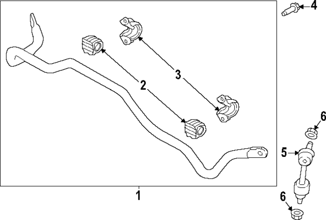 55510K5000 - : Stabilizer Bar for Hyundai Image