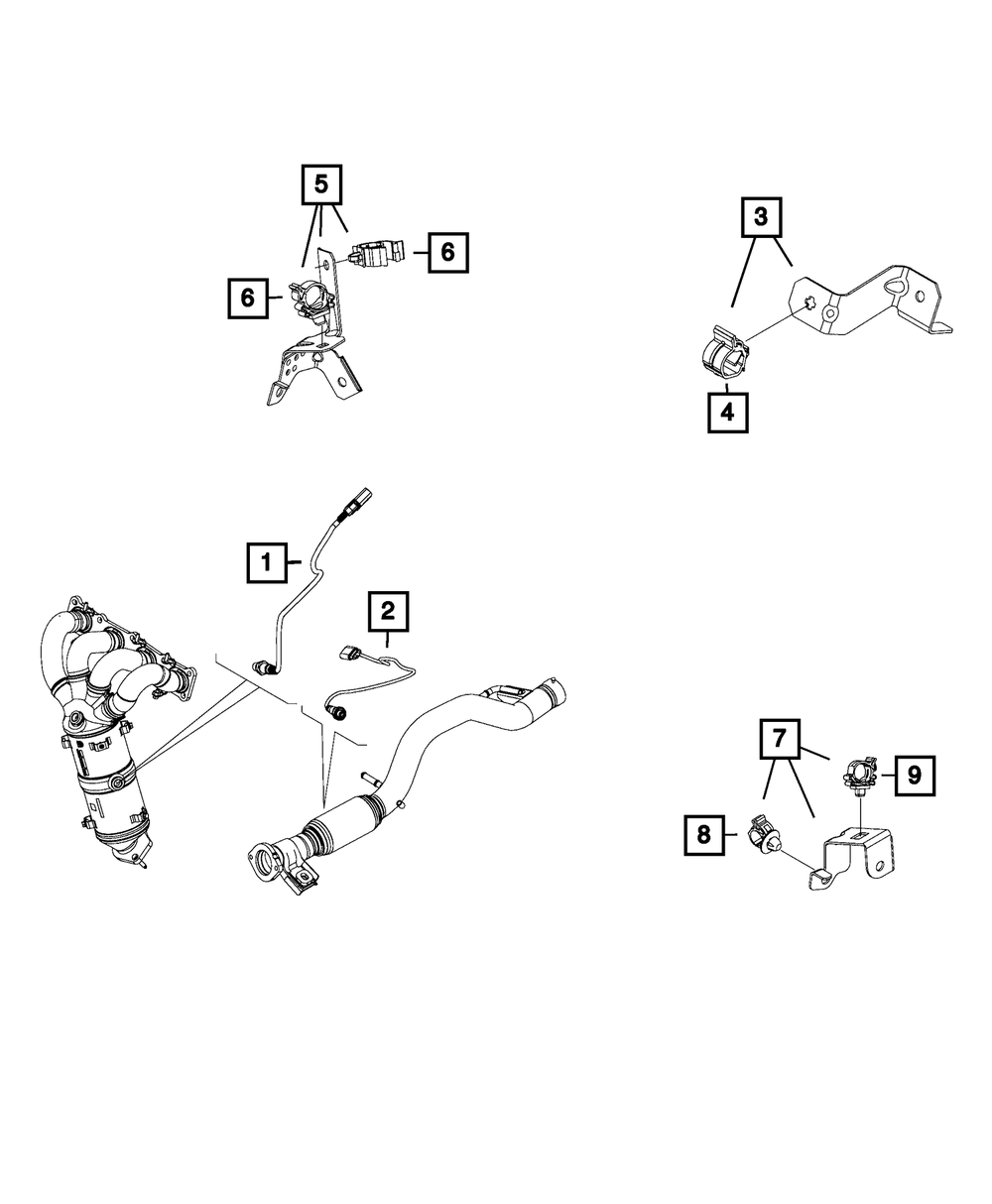 Battery Harness Clip - Mopar (68321980AA)