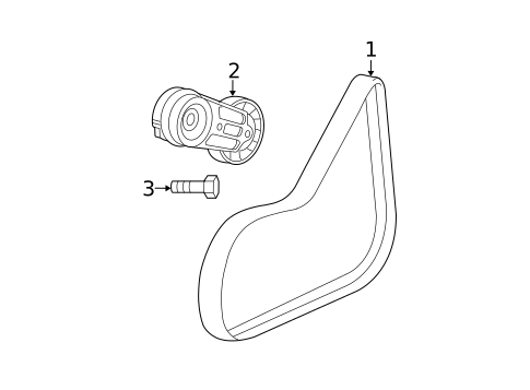 Belts & Pulleys for 2011 Chevrolet HHR #0
