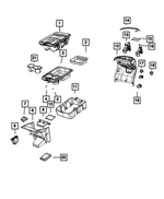 6YB451C5AA - Interior Trim: Console End Cap for Mopar Image