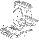 4534291 - Body: Panel Below Lid for Dodge: Monaco Image