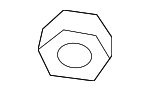C2Z2224 - Suspension: Suspension Control Arm Nut for Jaguar Image