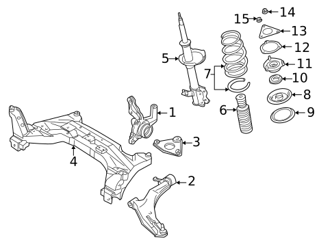 Suspension Components for 2002 Nissan Sentra #0