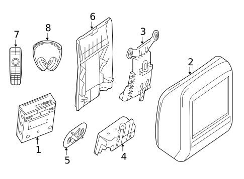 Entertainment System Components for 2019 Mercedes-Benz GLE63 AMG S #0