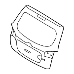 737002B011 - Body: Lift Gate for Hyundai Image