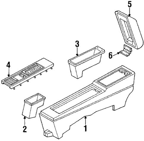 Console for 1991 Buick Regal #0