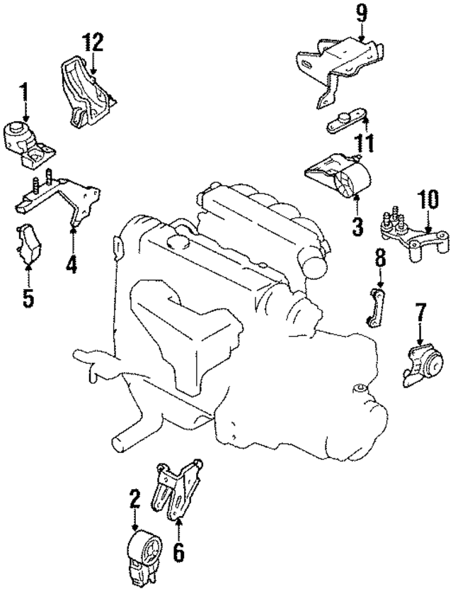 GJ2639060E - : Mount for Mazda Image