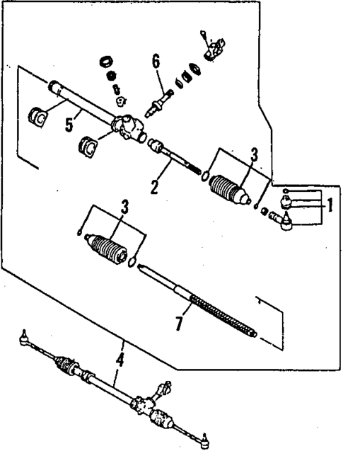 Steering Gear & Linkage for 1984 Isuzu I-Mark #0