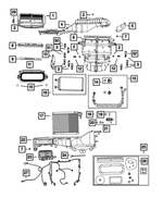68410463AA - Air Conditioners and Heaters: Air Inlet Housing for Jeep: Grand Cherokee, Grand Cherokee L Image