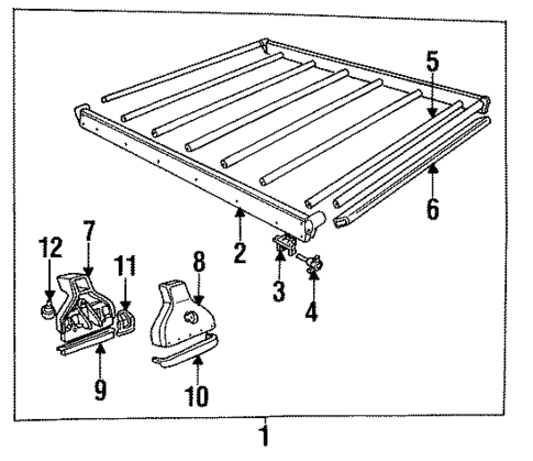 Luggage Carrier for 1988 Pontiac LeMans #0