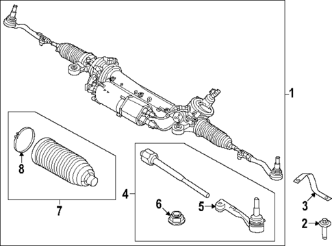 Steering Gear & Linkage for 2024 BMW i5 #0
