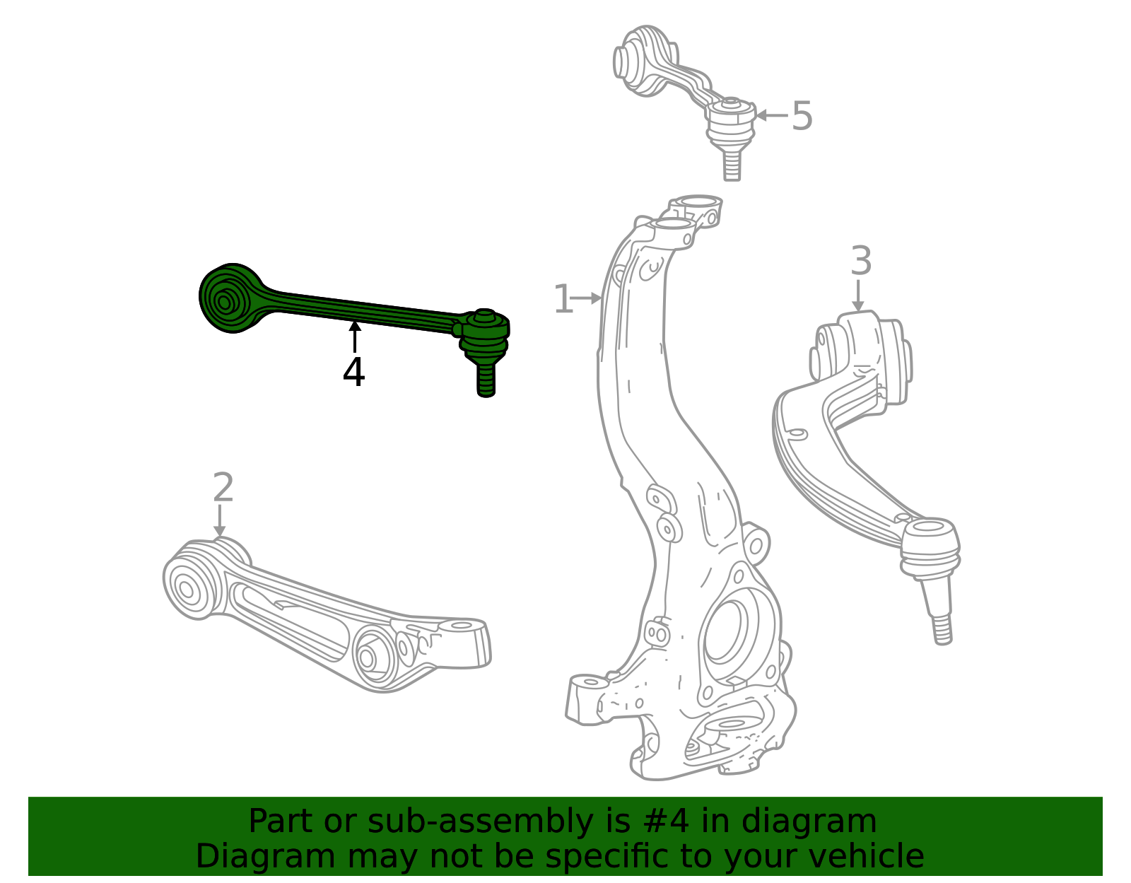 85777749 - High-Quality Suspension Control Arm for AutoNation Parts