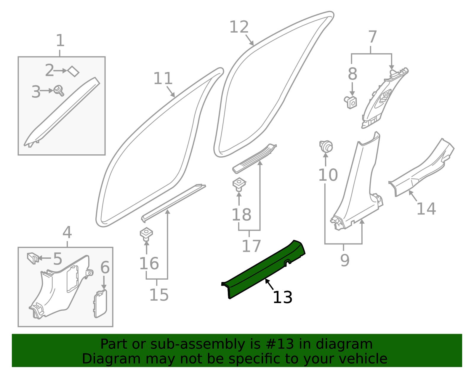 2014-2024 Infiniti Sill Cover 769B44GA0A | Faulkner Infiniti of Willow ...