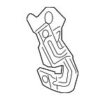 36534RN0A00 - : Rear Oxygen Sensor Support Bracket for Acura Image