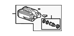17011STXA01 - Emission System: Vapor Canister for Acura: MDX, ZDX Image