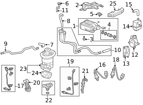 Emission Components for 2012 Acura ZDX #0