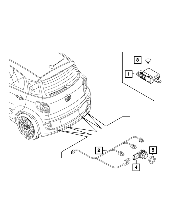 68385339AA - Electrical: Parking Assist Module for Mopar Image image