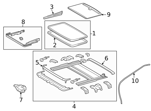 Sunroof for 2018 Toyota Avalon #0