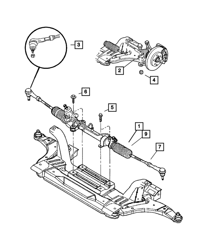 5272722AJ - Steering: Power Steering Gear for Mopar Image