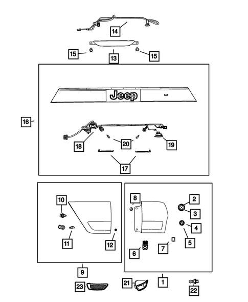 Lamps-Interior and Exterior for 2011 Jeep Grand Cherokee #0