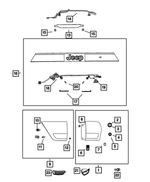 57010721AB - Electrical: Fascia Bezel, Left for Dodge: Journey | Jeep: Compass, Grand Cherokee Image