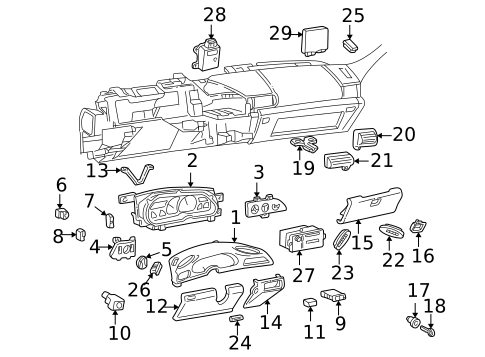 Instruments & Gauges for 1994 Chevrolet Camaro #0