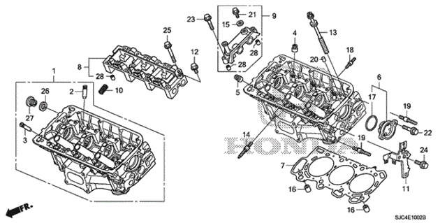 Front Cylinder Head (2) for 2012 Honda Ridgeline #0