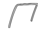 15196232 - Body: Weatherstrip for Cadillac: Escalade | Chevrolet: Tahoe | GMC: Yukon Image