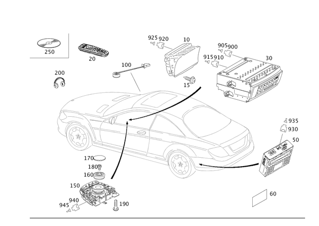 2219008401 - Electrical System: Control Unit for Mercedes-Benz: 250, 300S, CL550, CL600, CL63 AMG, CL65 AMG, S350, S400, S500, S550, S600, S63 AMG Image image