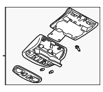 GG2B69970B27 - : Overhead Console for Mazda: 626 Image