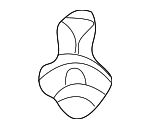 B49968AC327 - Body: Overhead Console Fastener for Mazda: 626 Image