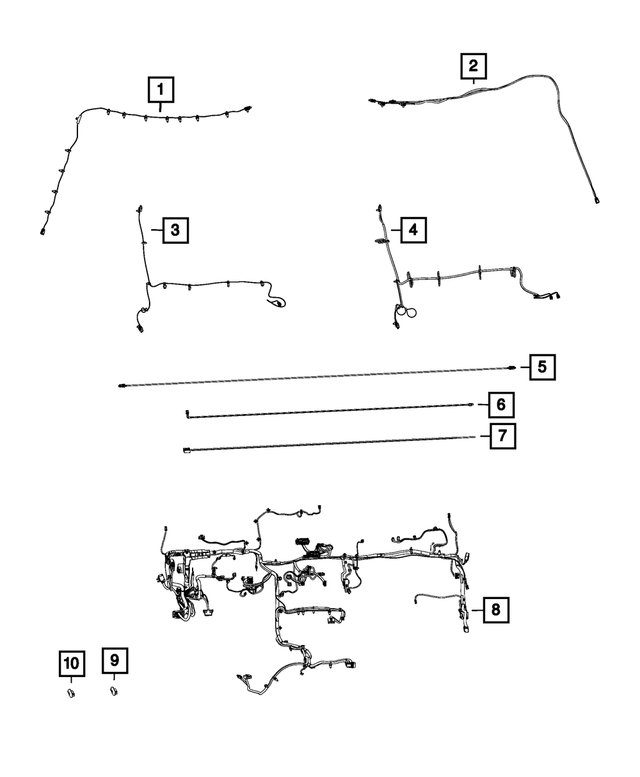 68148257AD - Electrical: Jumper Cable for Mopar Image