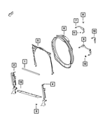 68359245AB - Cooling: Radiator Upper Seal for Mopar Image