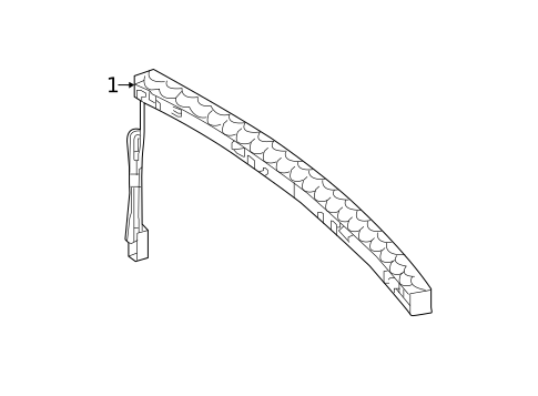 High Mounted Stop Lamp for 2015 Mercedes-Benz CLA 45 AMG&reg; #0