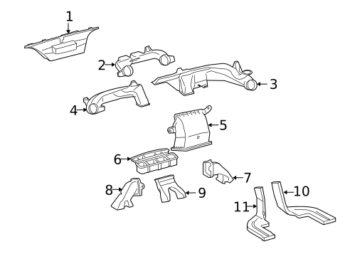 Ducts for 2011 Scion xB #0
