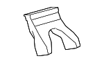 8721512050 - Body: Lower Duct for Scion: iM, xB | Toyota: Corolla, Corolla iM, Prius, Prius Plug-In Image