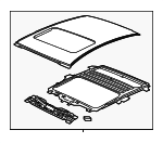 92257168 - Body: Roof Panel for Chevrolet: SS Image
