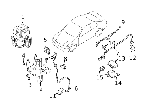 Anti-Lock Brakes for 2003 INFINITI I35 #2