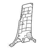 6241360130C0 - Body: Lower Center Pillar Trim for Toyota: Land Cruiser Image