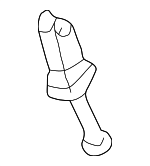 51131885399 - Steering: Clamp for BMW: 525i, 525iT, 525xi, 528i, 528i xDrive, 528xi, 530i, 530xi, 535i, 535i xDrive, 535xi, 540i, 545i, 550i, 645Ci, 650i, 735iL, 740i, 740iL, 750iL, M5, M6, X5, Z3 Image