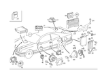 2088200586 - Electrical System: Radio Set Assembly for Mercedes-Benz: 600SL, C280, C43 AMG, CLK430 Image