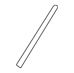 962632E220 - Electrical: Antenna Mast for Kia: Rio, Rio5, Sedona, Spectra5, Sportage Image