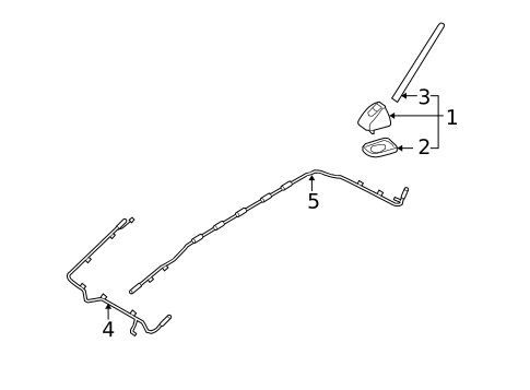 Antenna & Radio for 2006 Kia Rio5 #0
