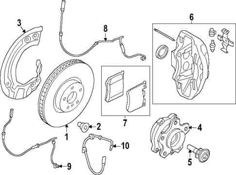 Front Brakes for 2024 BMW i5 #0