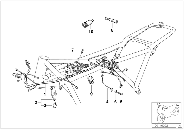 61127665811 - : Wiring Oil Pressure for BMW-Motorrad Image