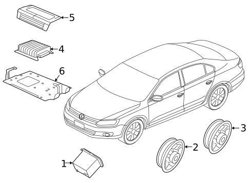 Sound System for 2015 Volkswagen Jetta #0