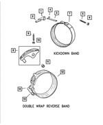 52118264 - Automatic Transmission 4 Speed: Kickdown Lever for Mopar Image
